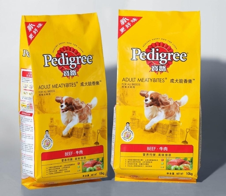 10 kleuren Aangepaste DrukVoedsel voor huisdieren Verpakkende Zak 5kg 15kg